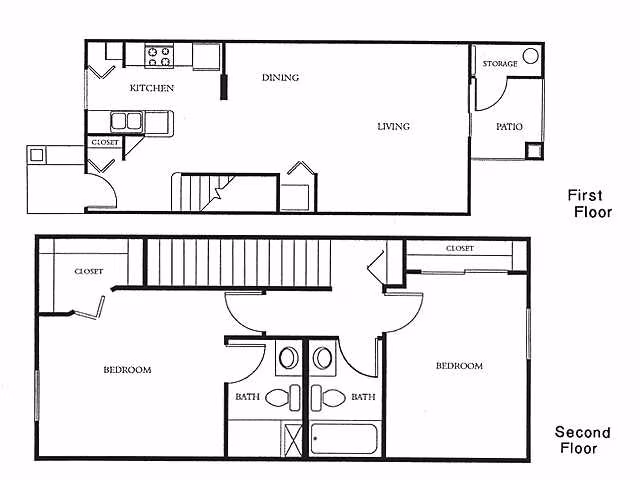 Unit 211144A 082051A floor plan